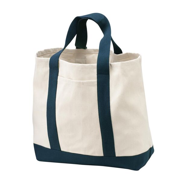 Ideal Twill Two Tone Shopping Tote Thumbnail