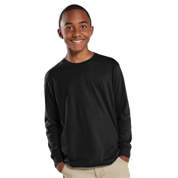 Youth Fine Jersey Long Sleeve Tee Thumbnail