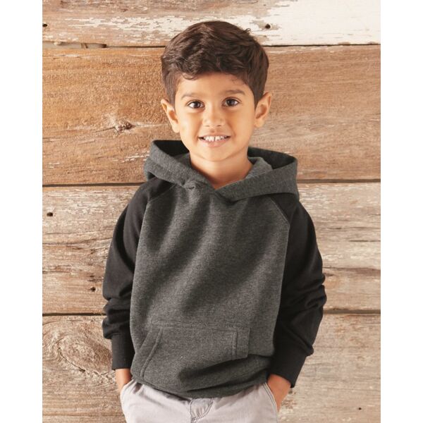 Toddler Special Blend Raglan Hooded Sweatshirt Thumbnail