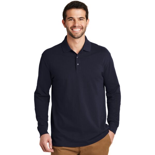 EZCotton ® Long Sleeve Polo Thumbnail